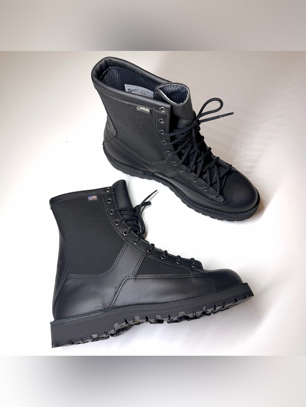 Danner Men’s Acadia 8 Inch Black Boots with Gore-Tex lining Size- 10.5 - Picture 4 of 9